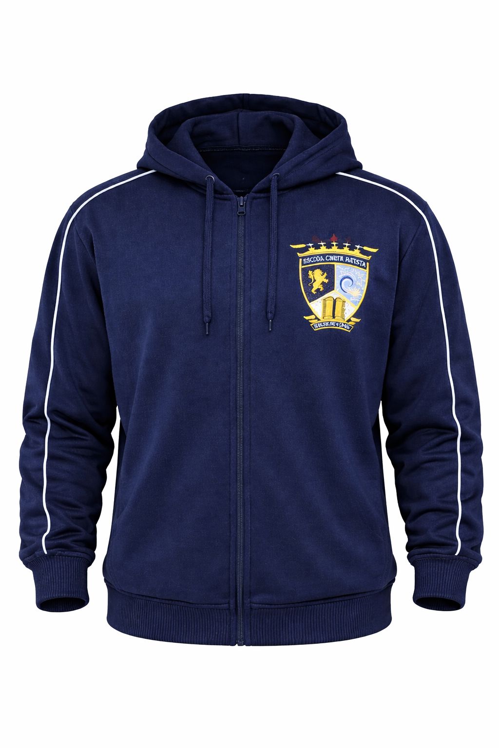 Blusão Com Ziper Flanelado